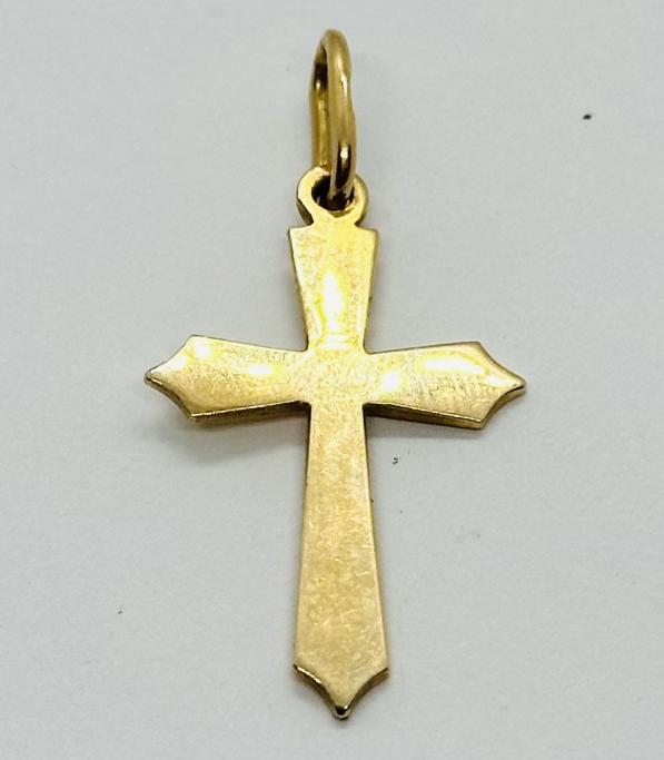 Підвіс-хрест з червоного золота (33676821) 1