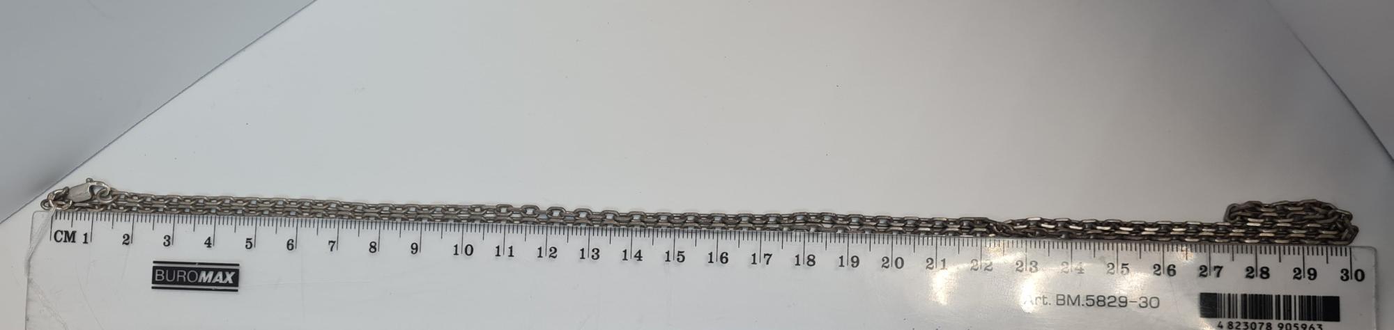 Серебряная цепь с плетением Якорное (33625898) 2