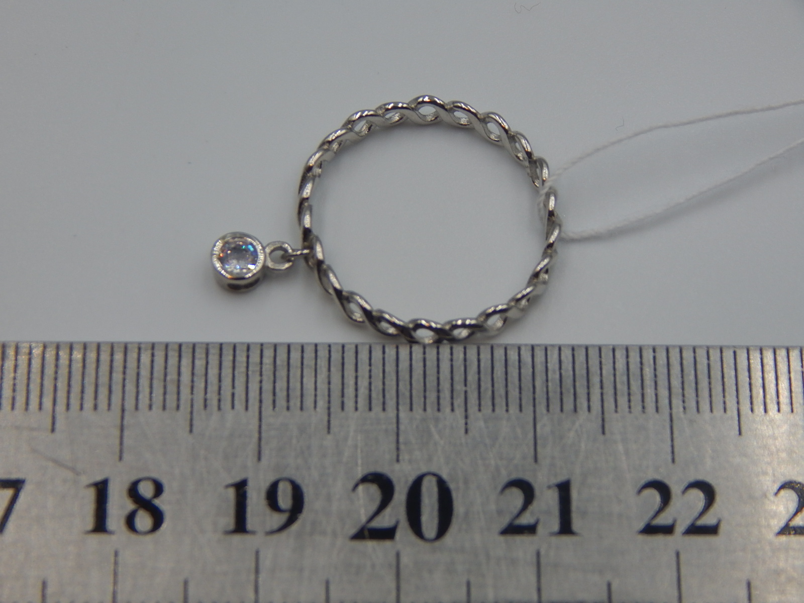 Срібна каблучка з цирконієм (33750864) 3