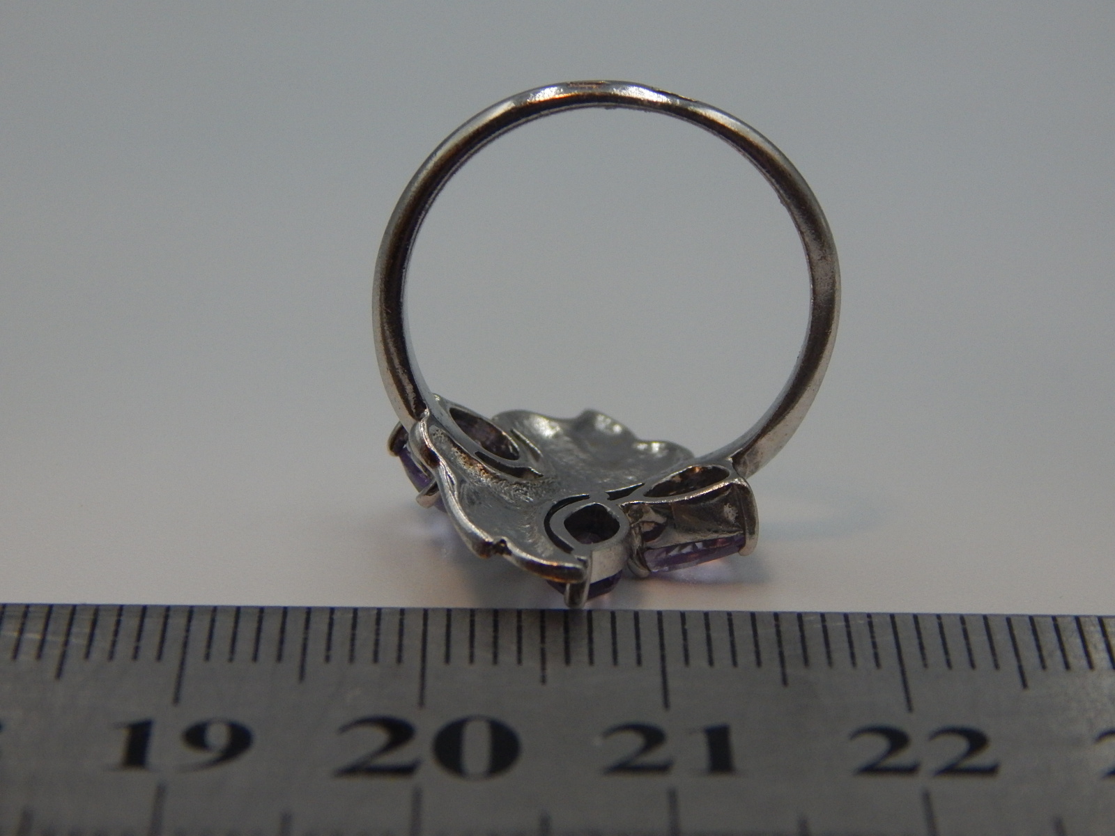 Серебряное кольцо с цирконием (33336824) 3