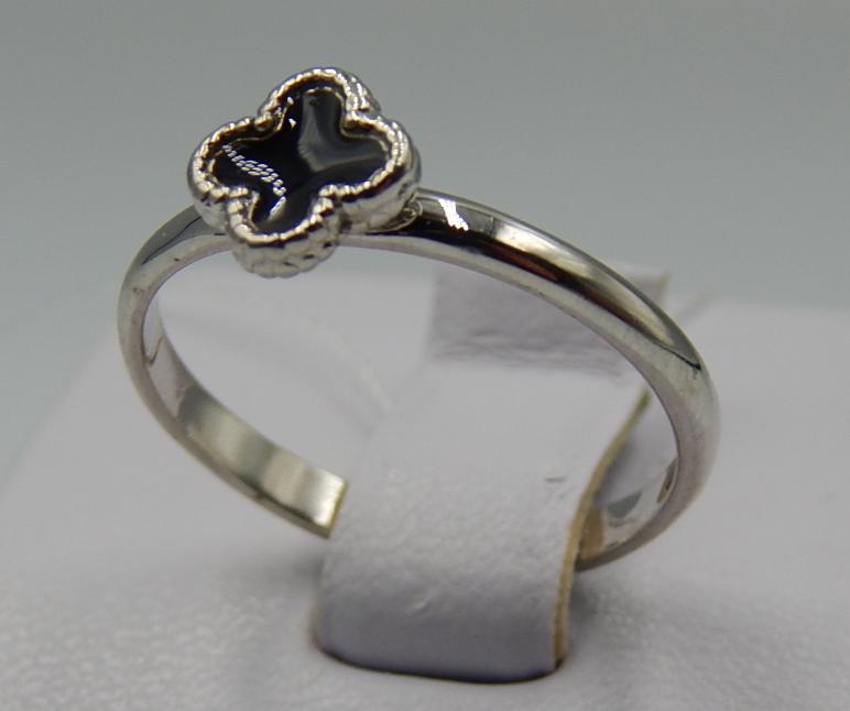 Серебряное кольцо с эмалью (31285744) 1