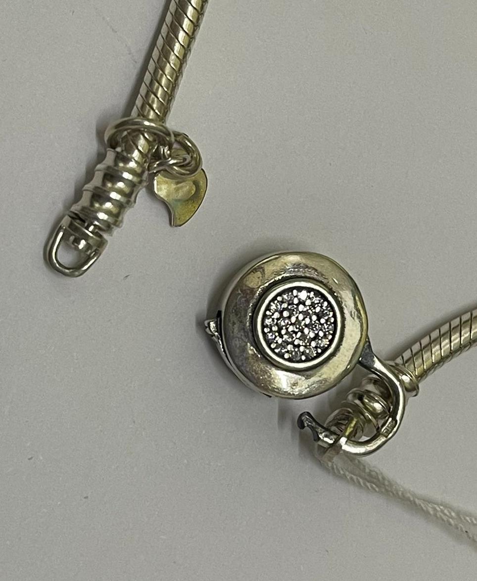 Срібний браслет із цирконієм (29445805) 1