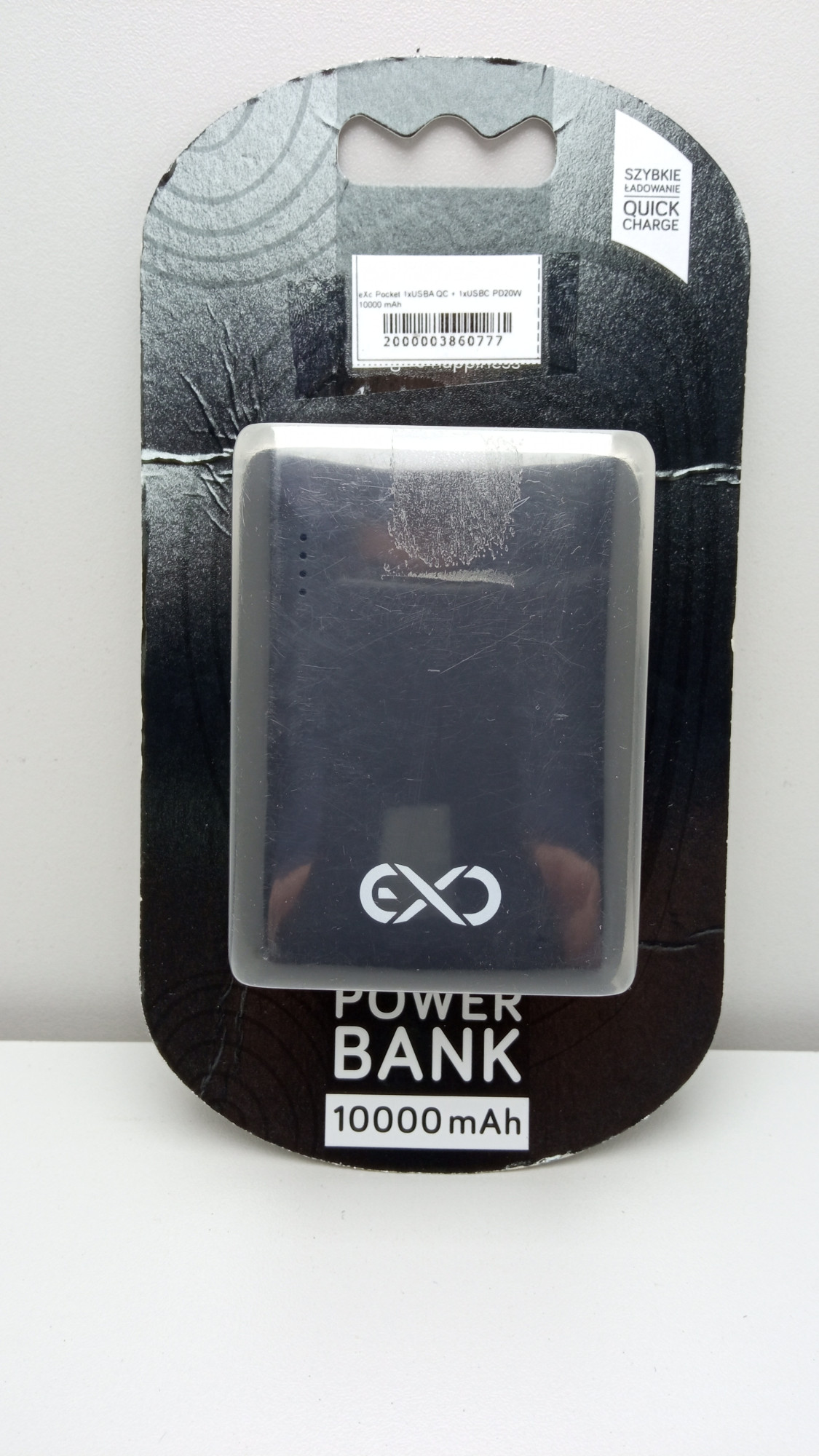 Powerbank eXc Pocket 1xUSB-A QC + 1xUSB-C PD20W 10000 mAh 4