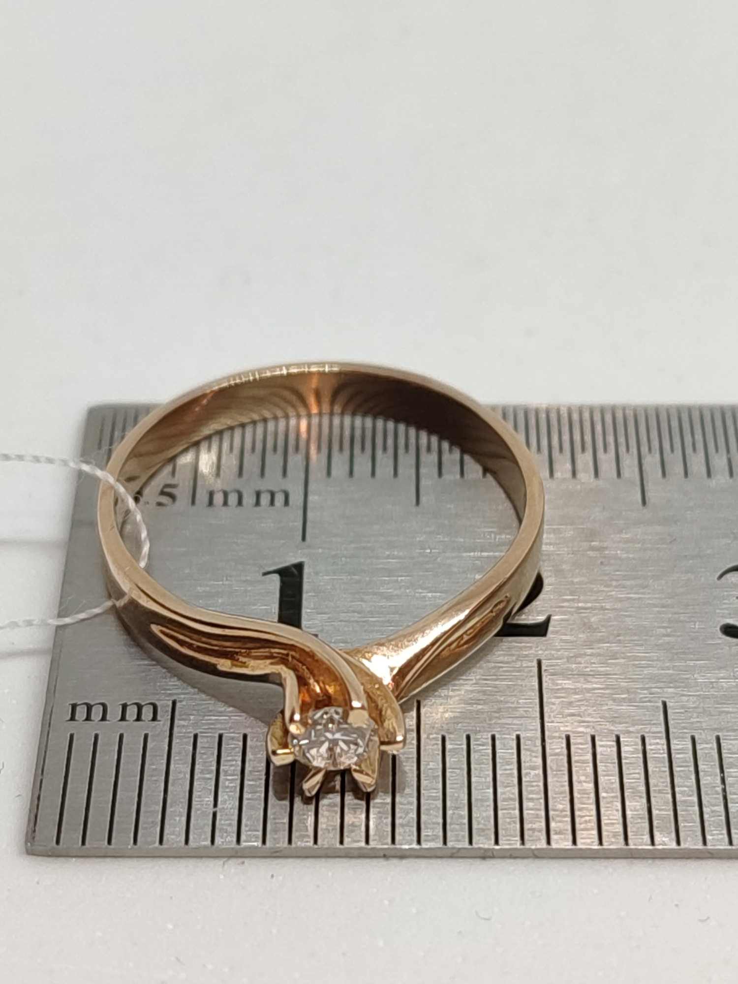 Кольцо из красного золота с бриллиантами (27417394) 7