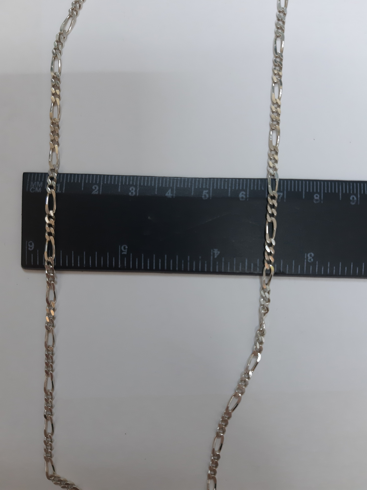 Серебряная цепь с плетением Картье (30515849) 4