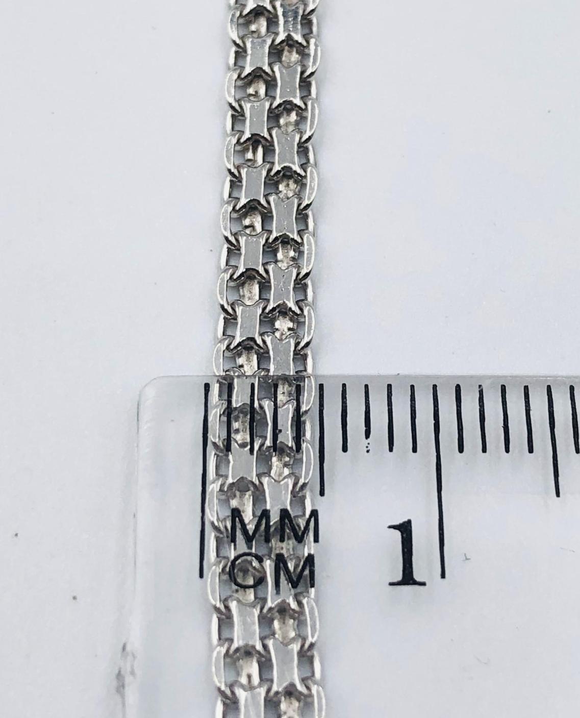 Серебряная цепь с плетением Фантазийное (33792846) 2