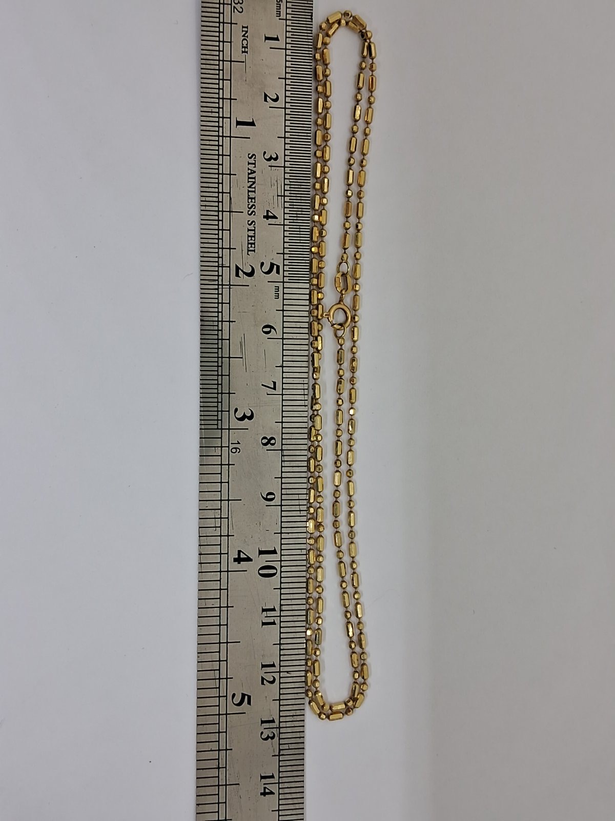 Ланцюжок з жовтого золота з плетінням Фантазійне (33593735) 7
