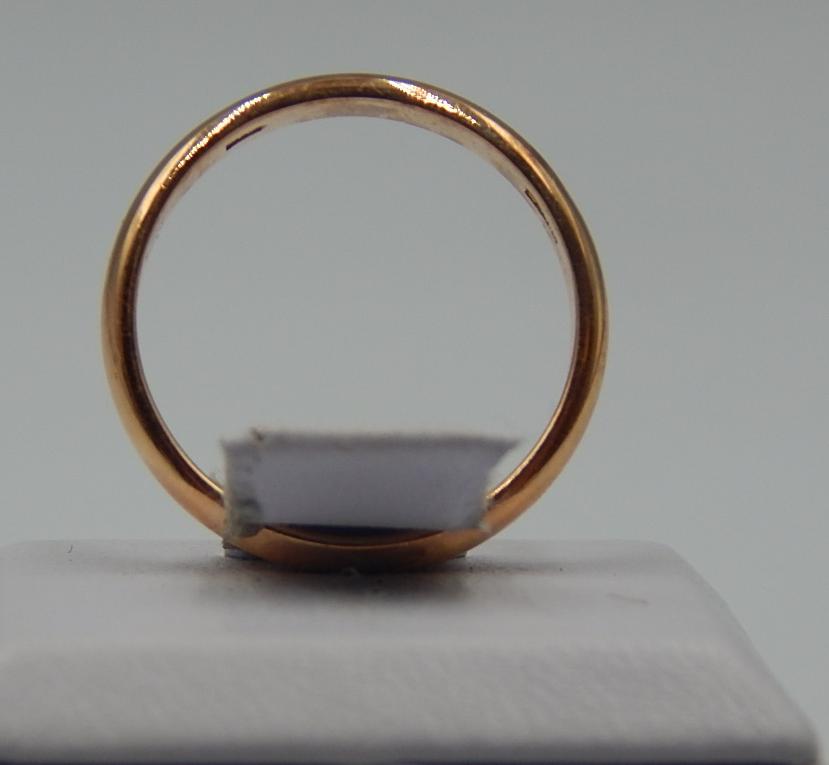Обручальное кольцо из красного золота (32060766) 3