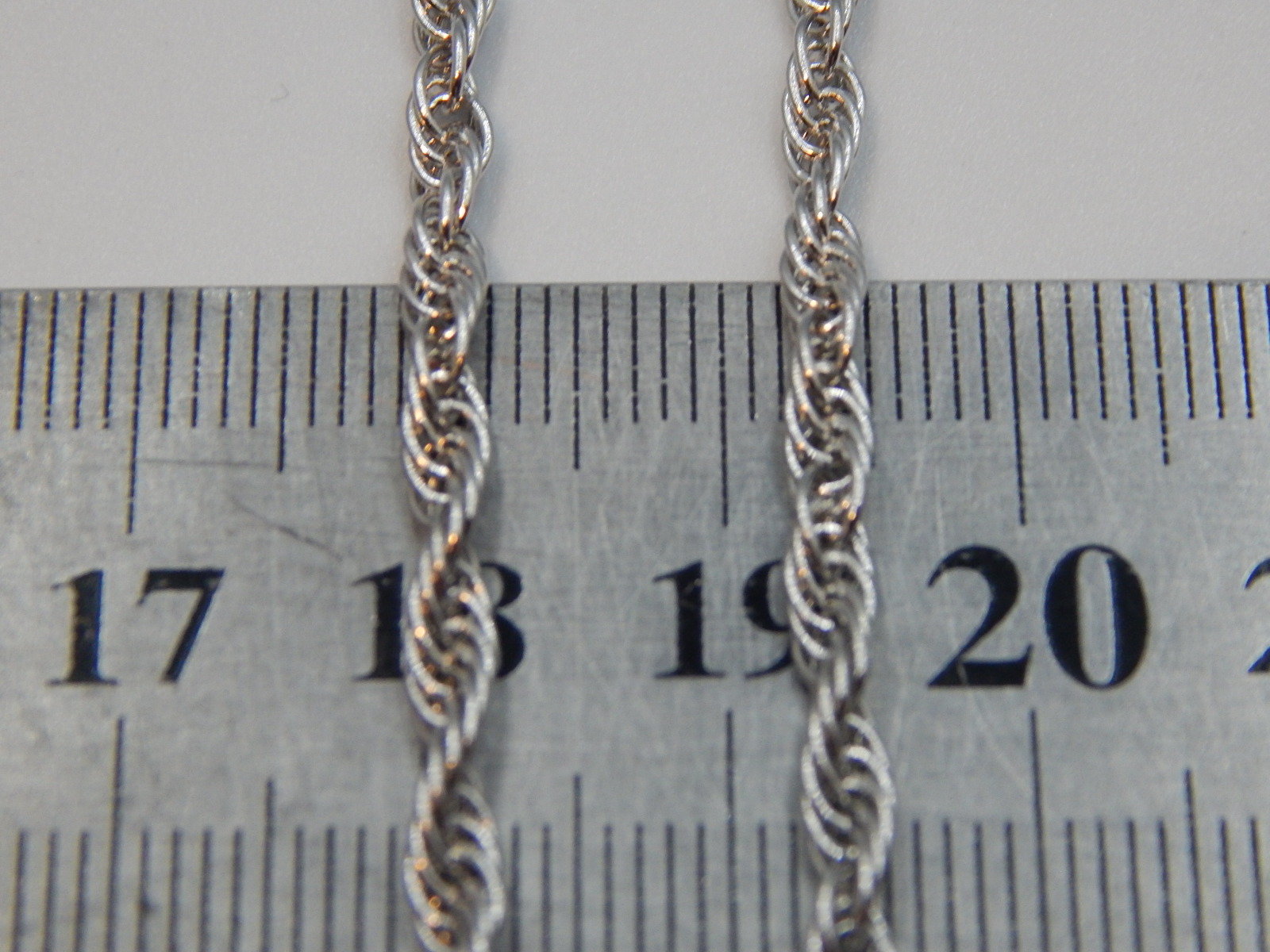 Серебряная цепь с плетением Кордовое (30554177) 1