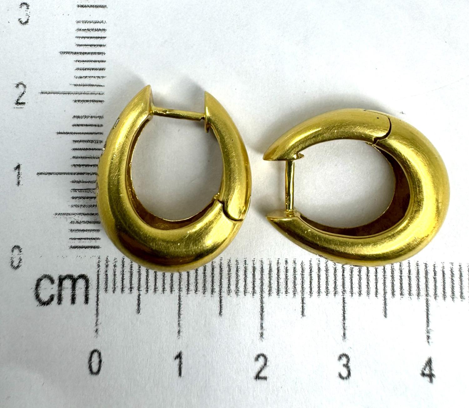 Серьги из желтого золота с бриллиантом (-ми) (33681460)  3
