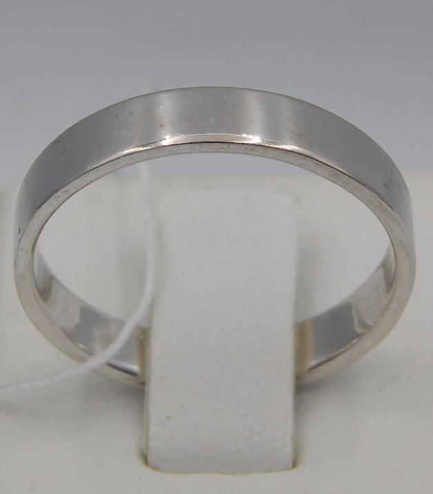 Обручальное кольцо из белого золота (28606824) 0