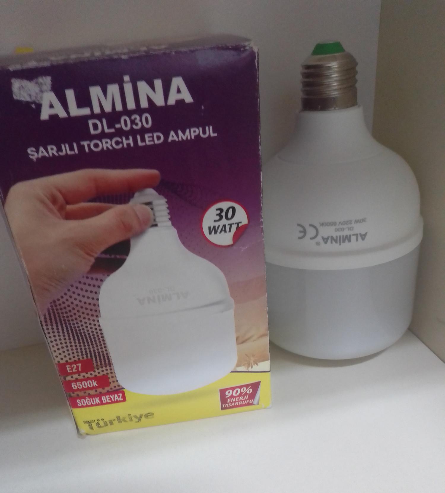 Аккумуляторная светодиодная лампа Almina DL-030 30W 0