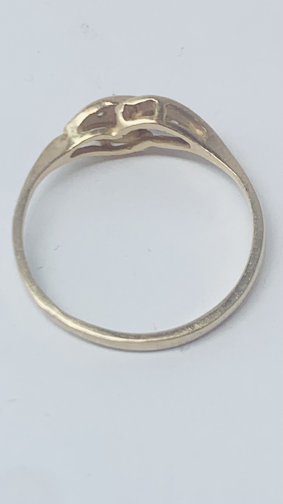 Кольцо из красного и белого золота с цирконием (33807841)  1