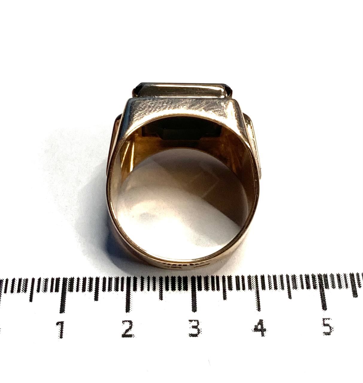Перстень из красного золота с ониксом (33480885) 2