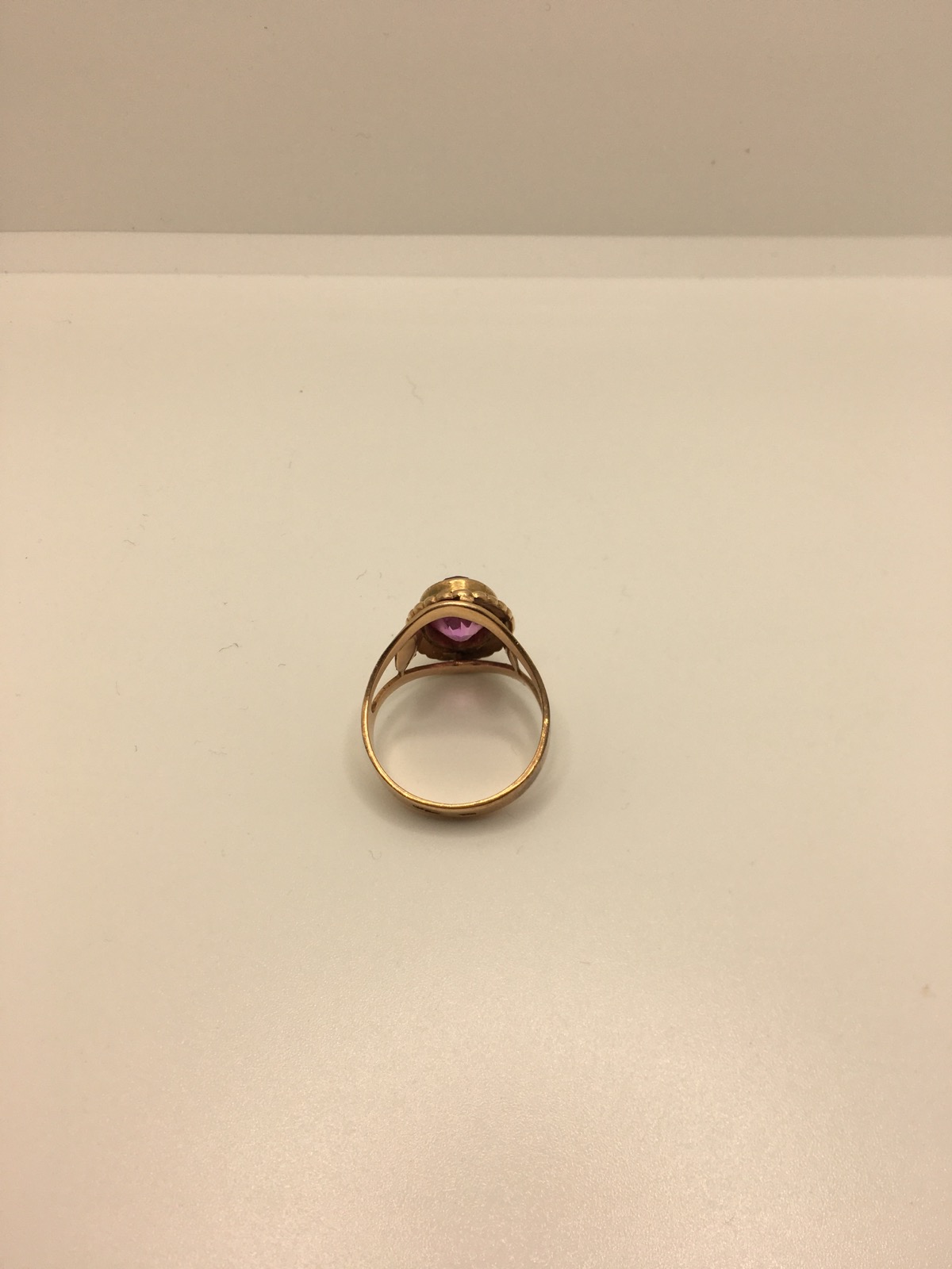 Кольцо из красного золота с рубином (32360571) 3