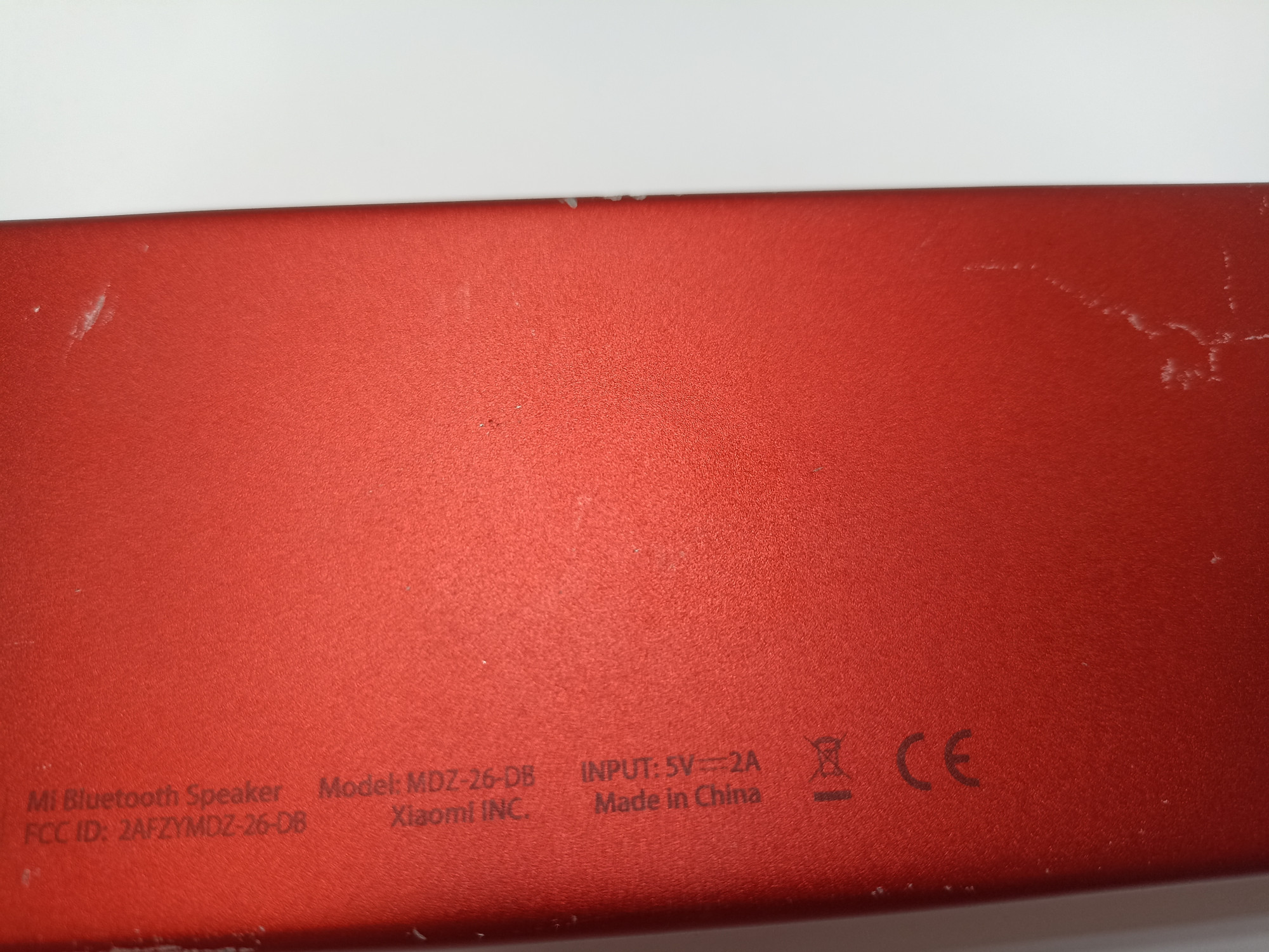 Портативная колонка Xiaomi Mi Speaker Red (MDZ-26-DB-R) 2