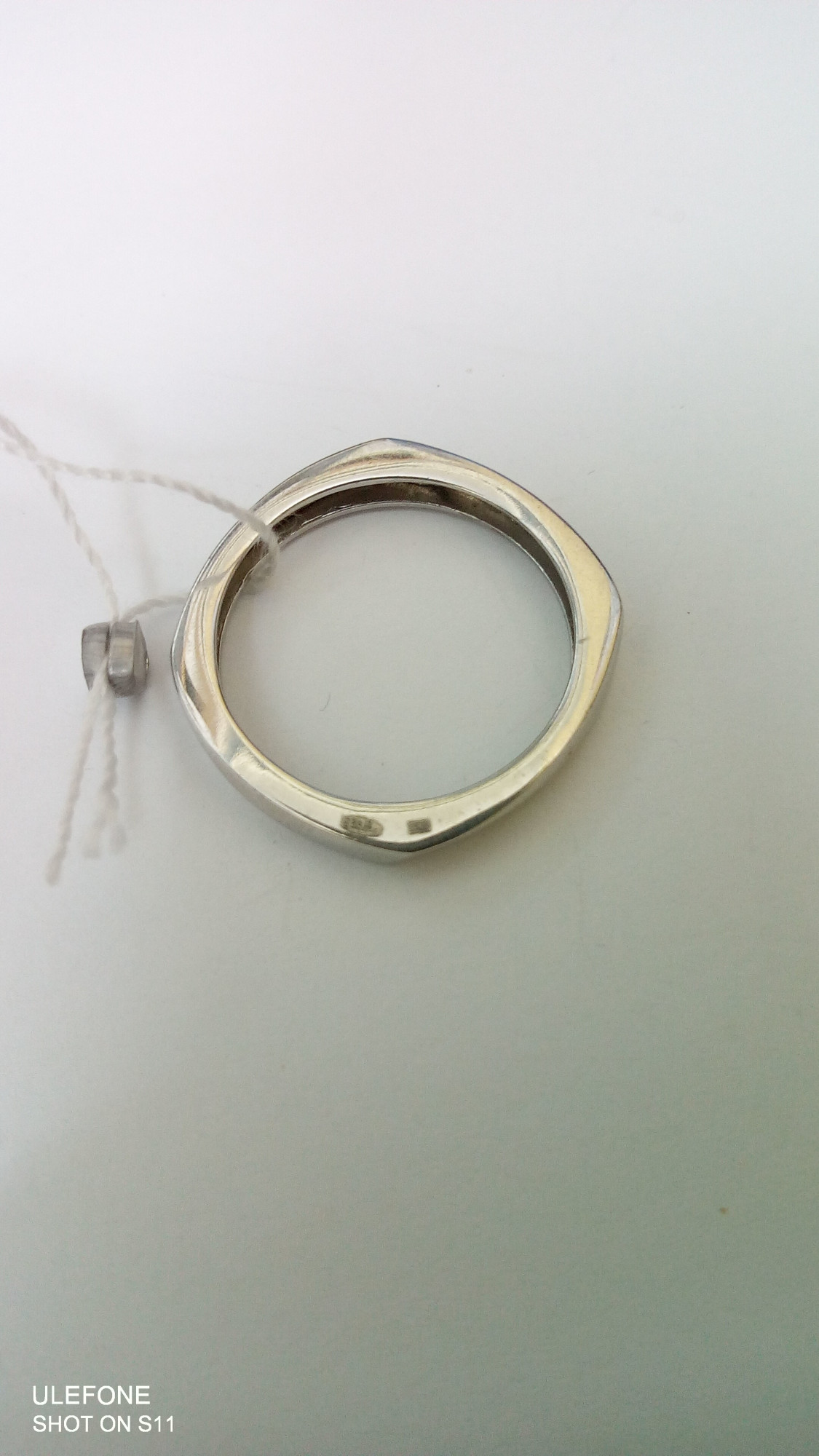 Серебряное кольцо с цирконием (30531813) 2