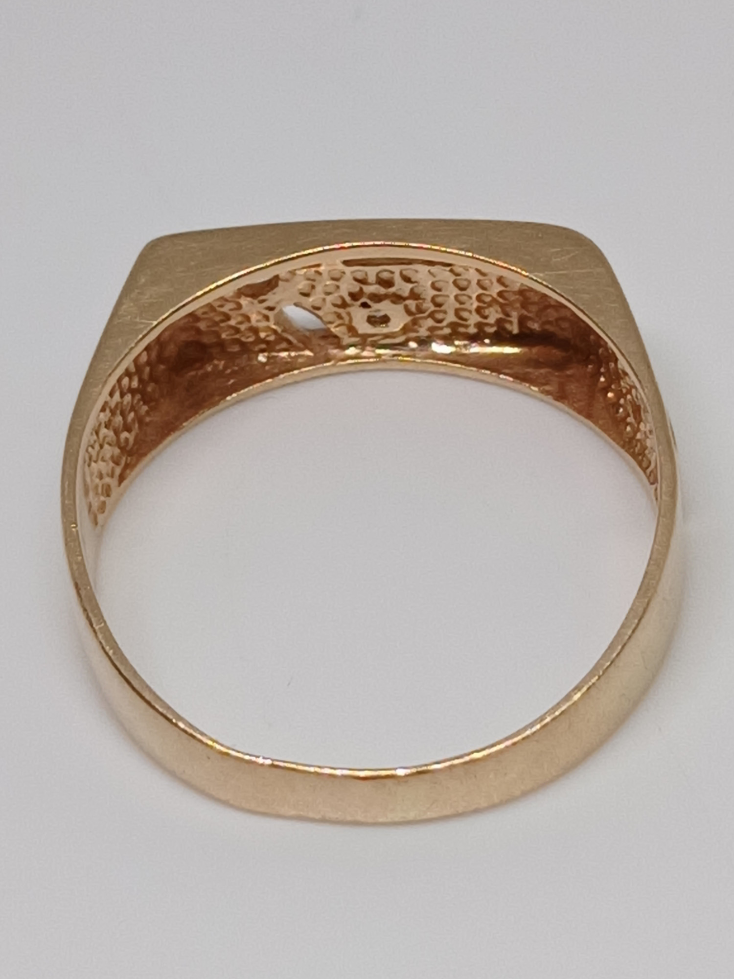 Перстень з червоного золота з цирконієм (33687353) 5