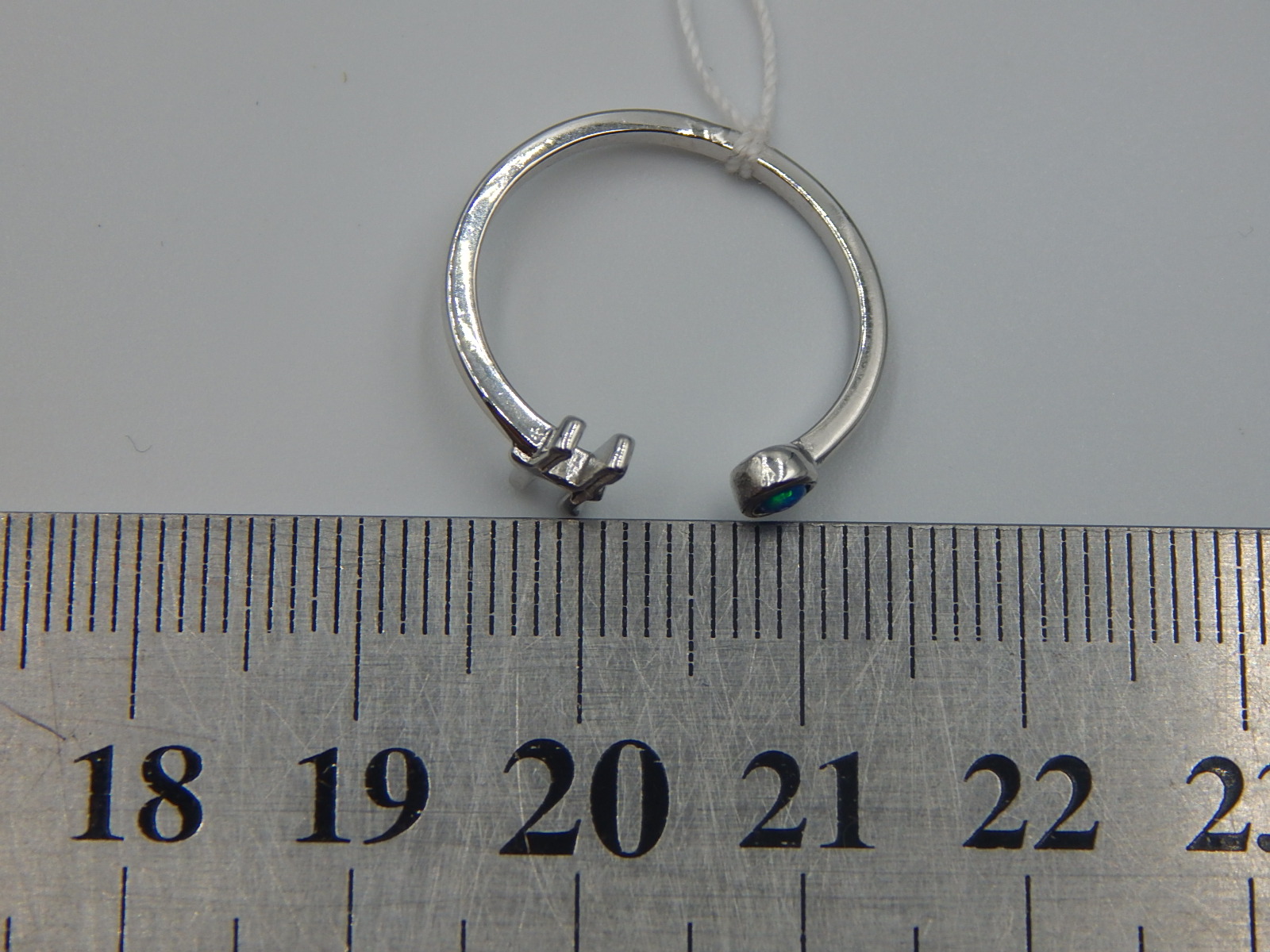 Серебряное кольцо с опалом (33751149) 3