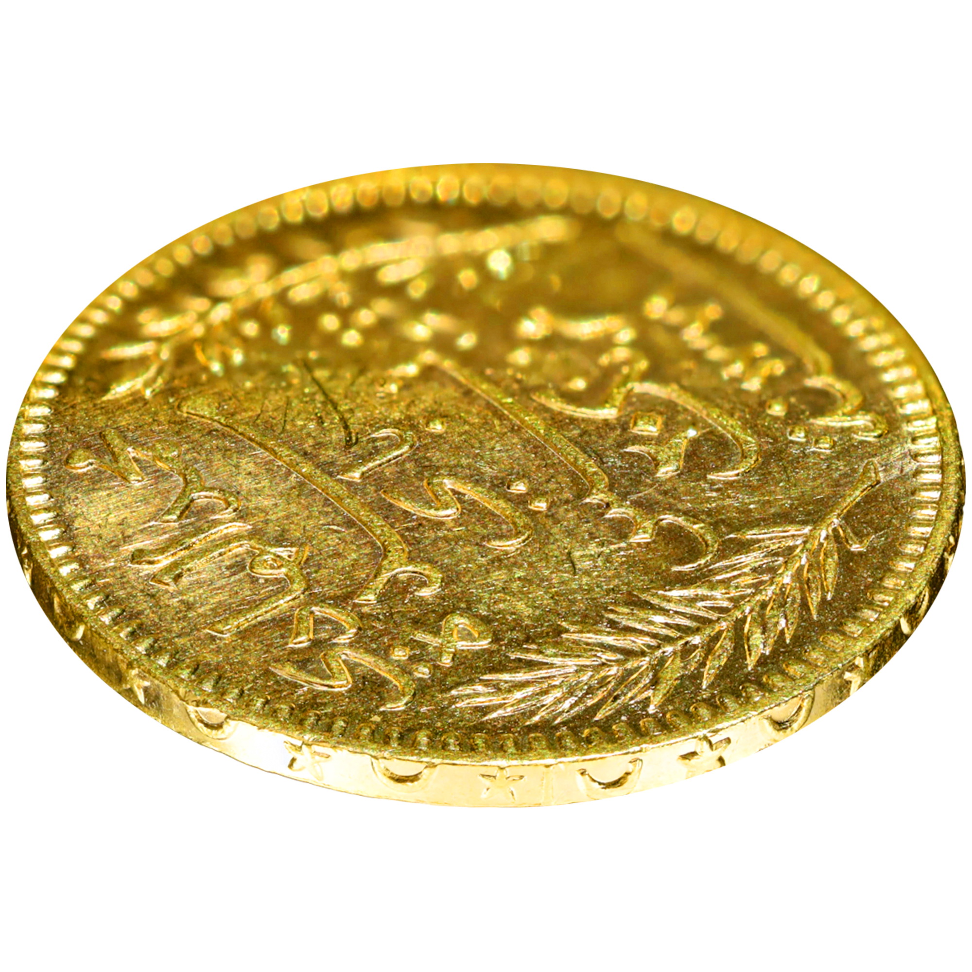 Золотая монета 20 франков 1903 года Тунис (33009473) 2