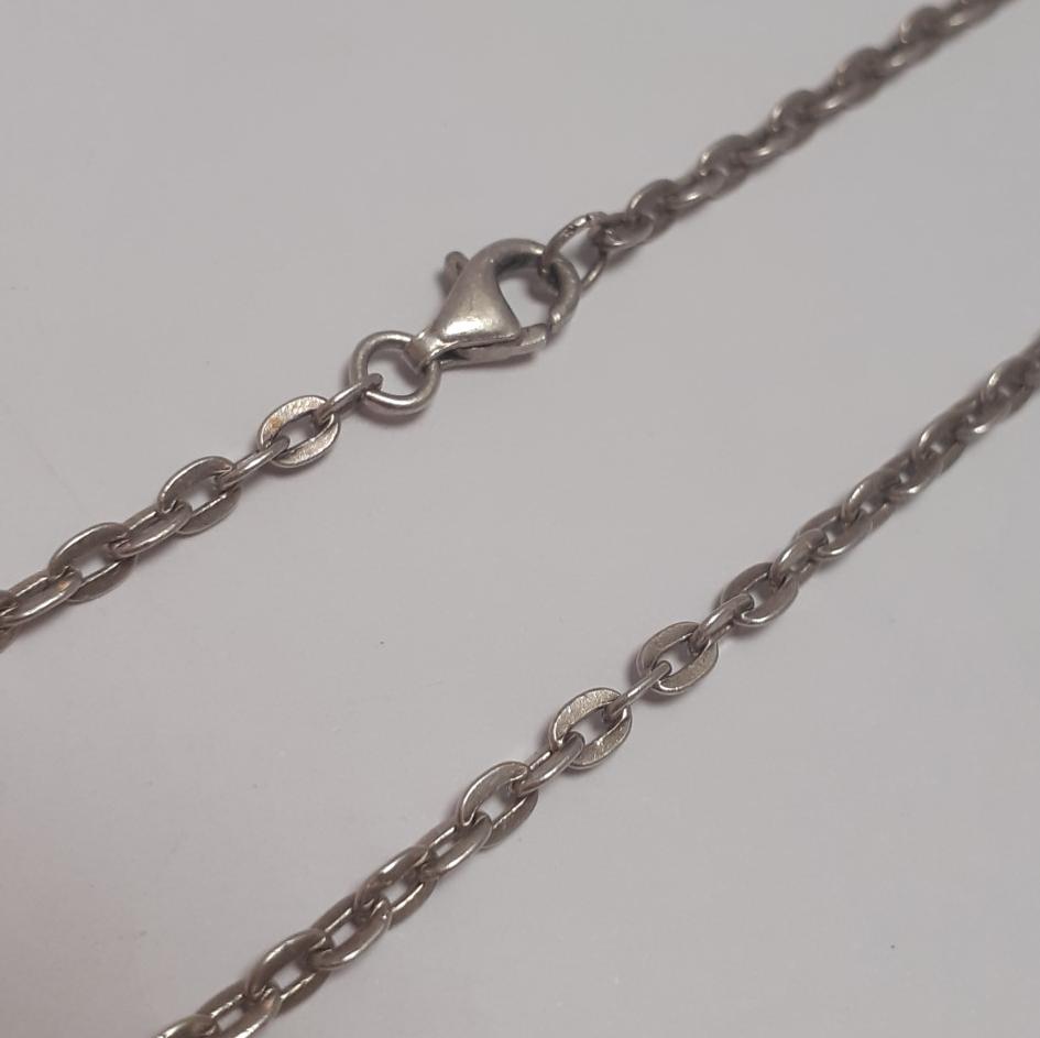 Серебряная цепь с плетением Якорное (33615389) 0
