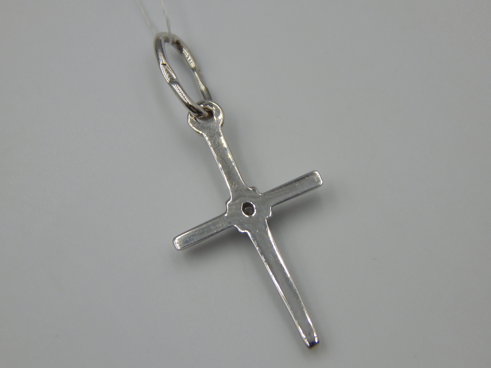 Срібний підвіс-хрест із цирконієм (32439977) 3