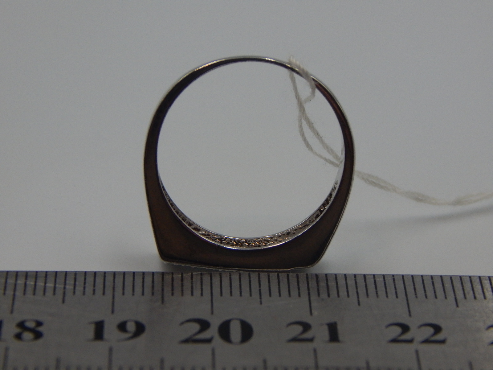Серебряный перстень с цирконием (33468007) 3