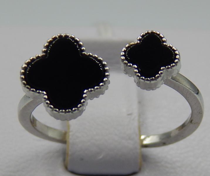 Серебряное кольцо с эмалью (31276049) 0