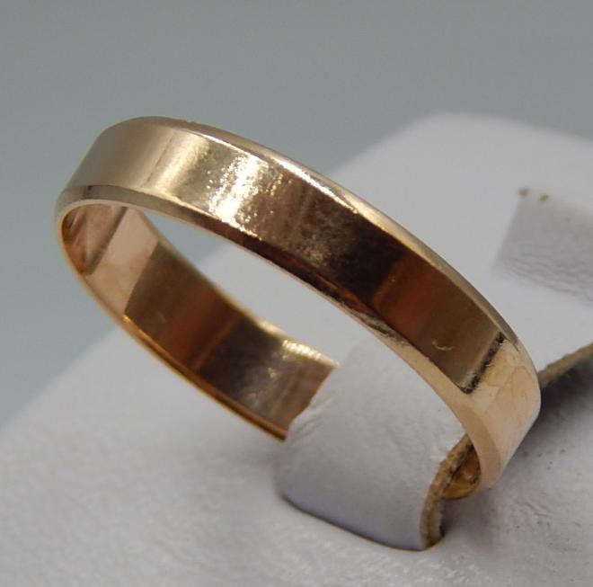 Обручальное кольцо из красного золота (32295775) 2