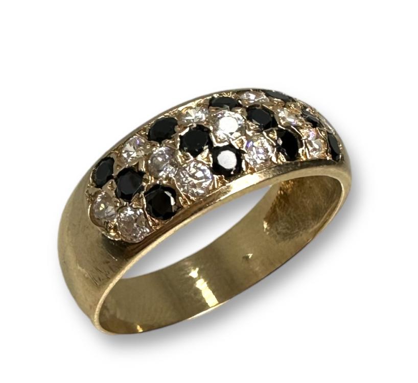 Кольцо из красного золота с цирконием (31974509) 2