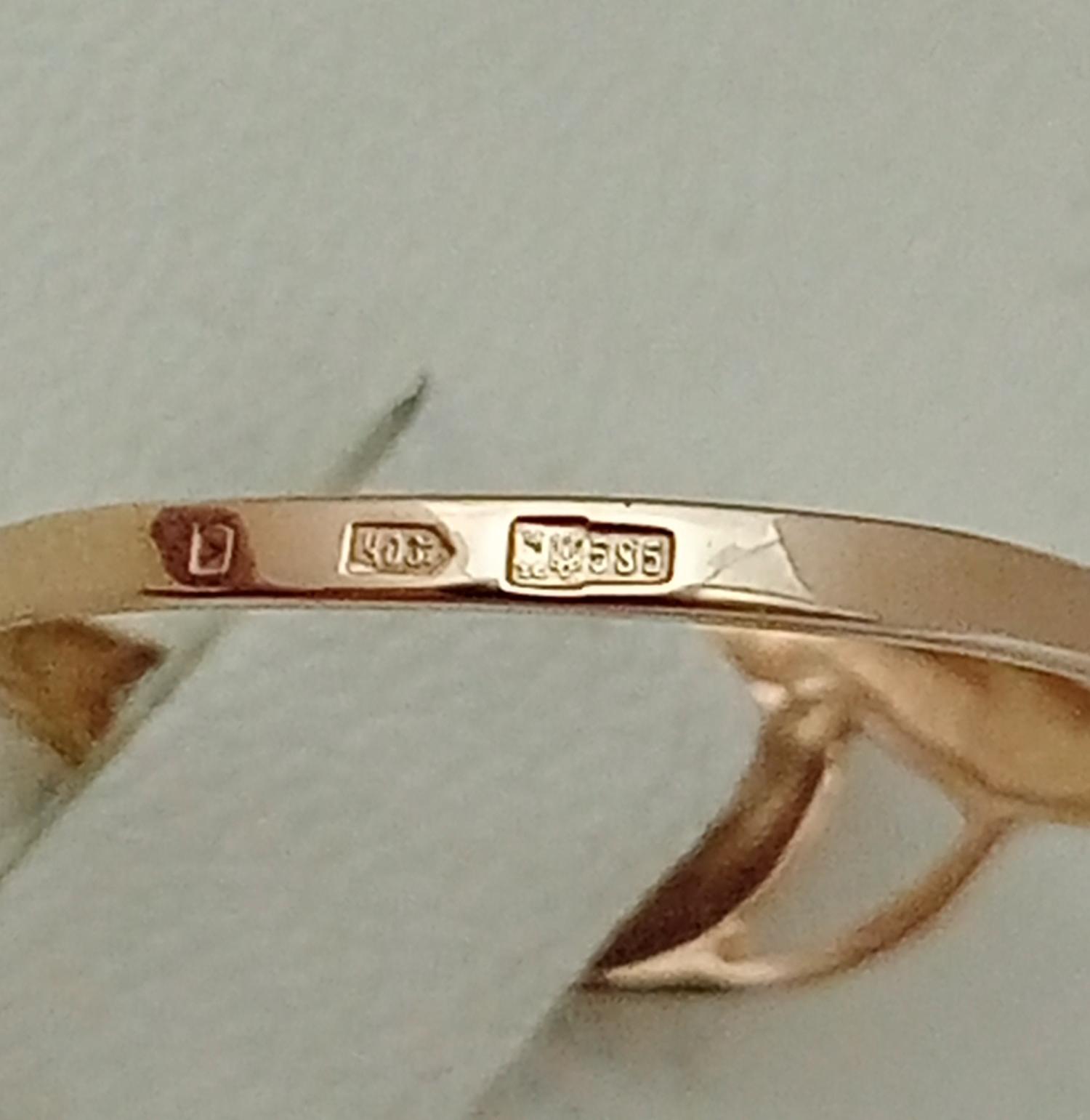Кольцо из красного золота (32721245) 1