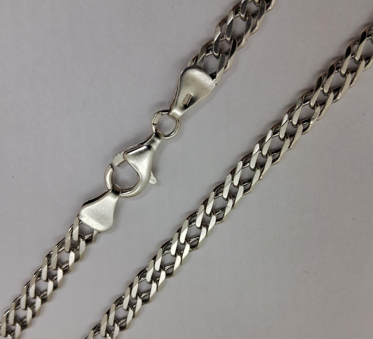 Срібний ланцюг з плетінням Подвійний ромб (32726591) 0