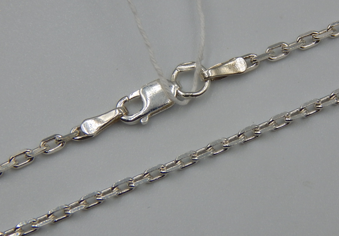 Серебряная цепь с плетением Якорное (31968264) 0