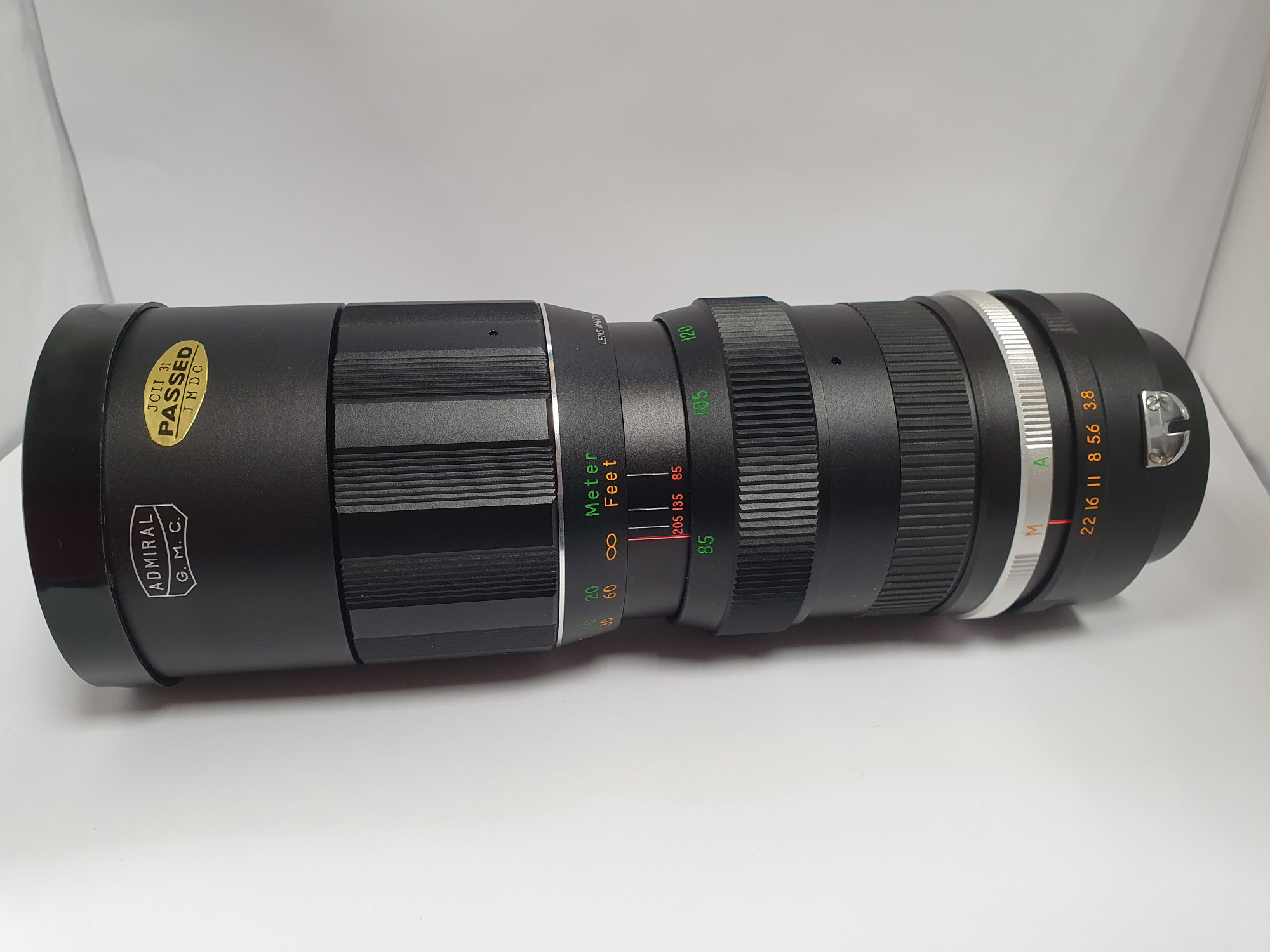 Объектив Auto Admiral Tele Zoom Lens 3.8 85-205mm 0