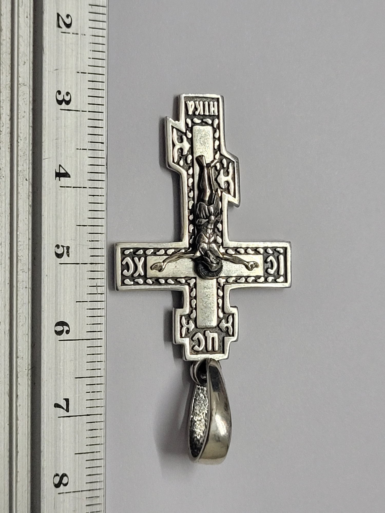 Срібний підвіс-хрест (32507606) 2