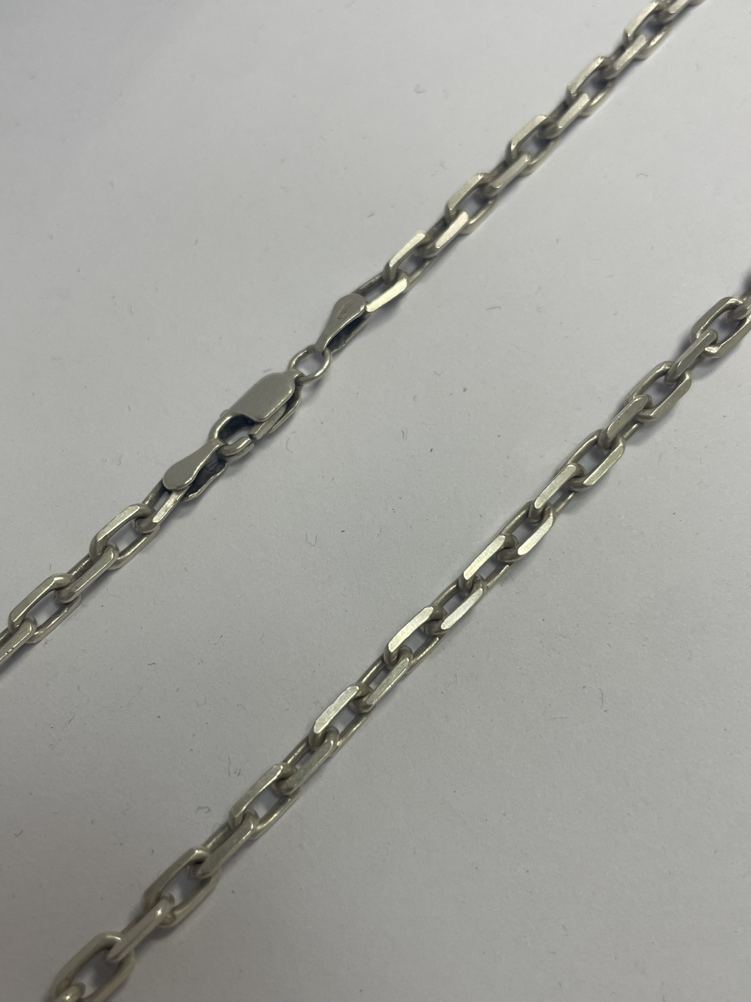 Серебряная цепь с плетением Якорное (33692968) 1