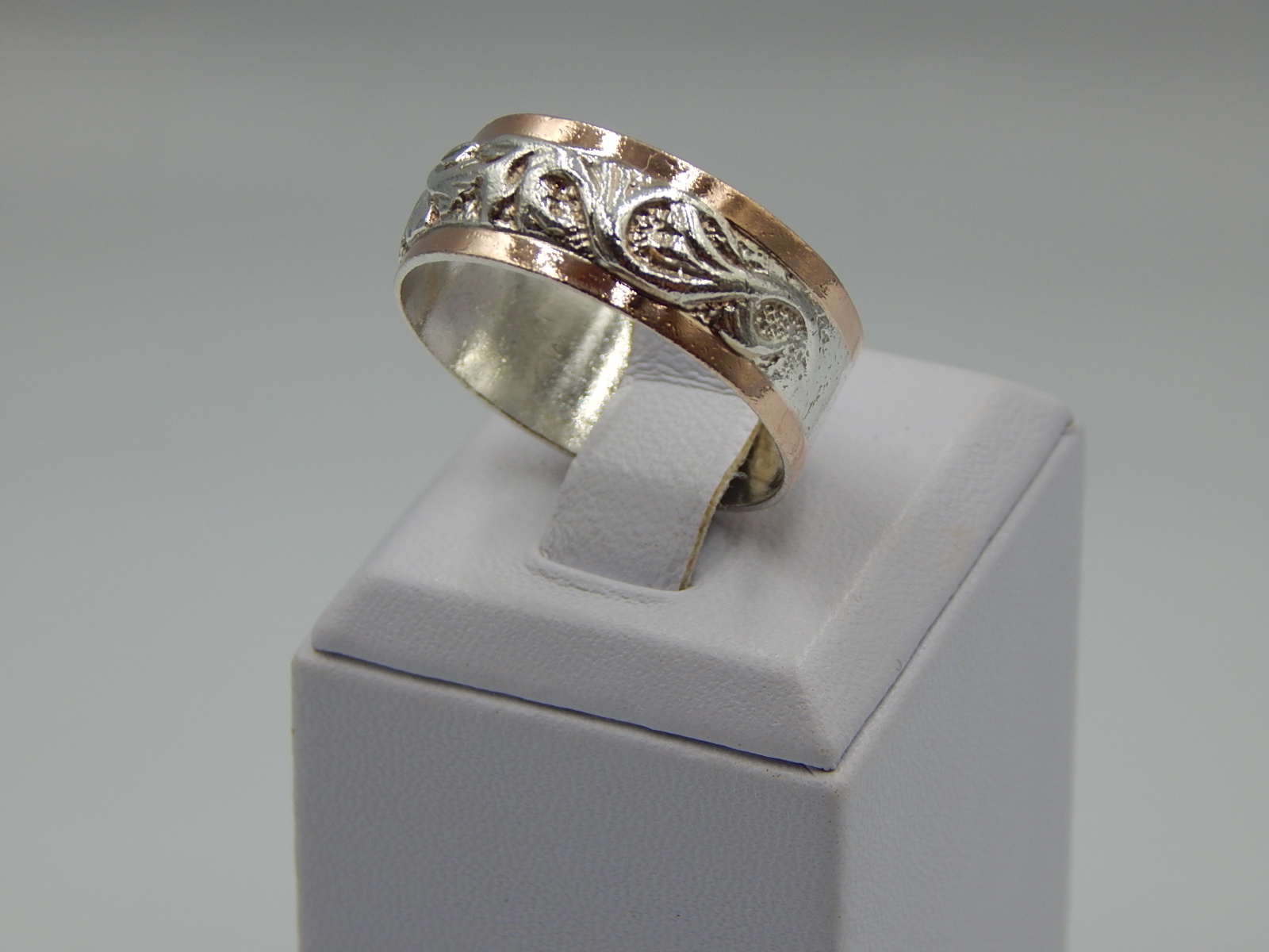 Серебряное кольцо с позолотой (31098931) 2
