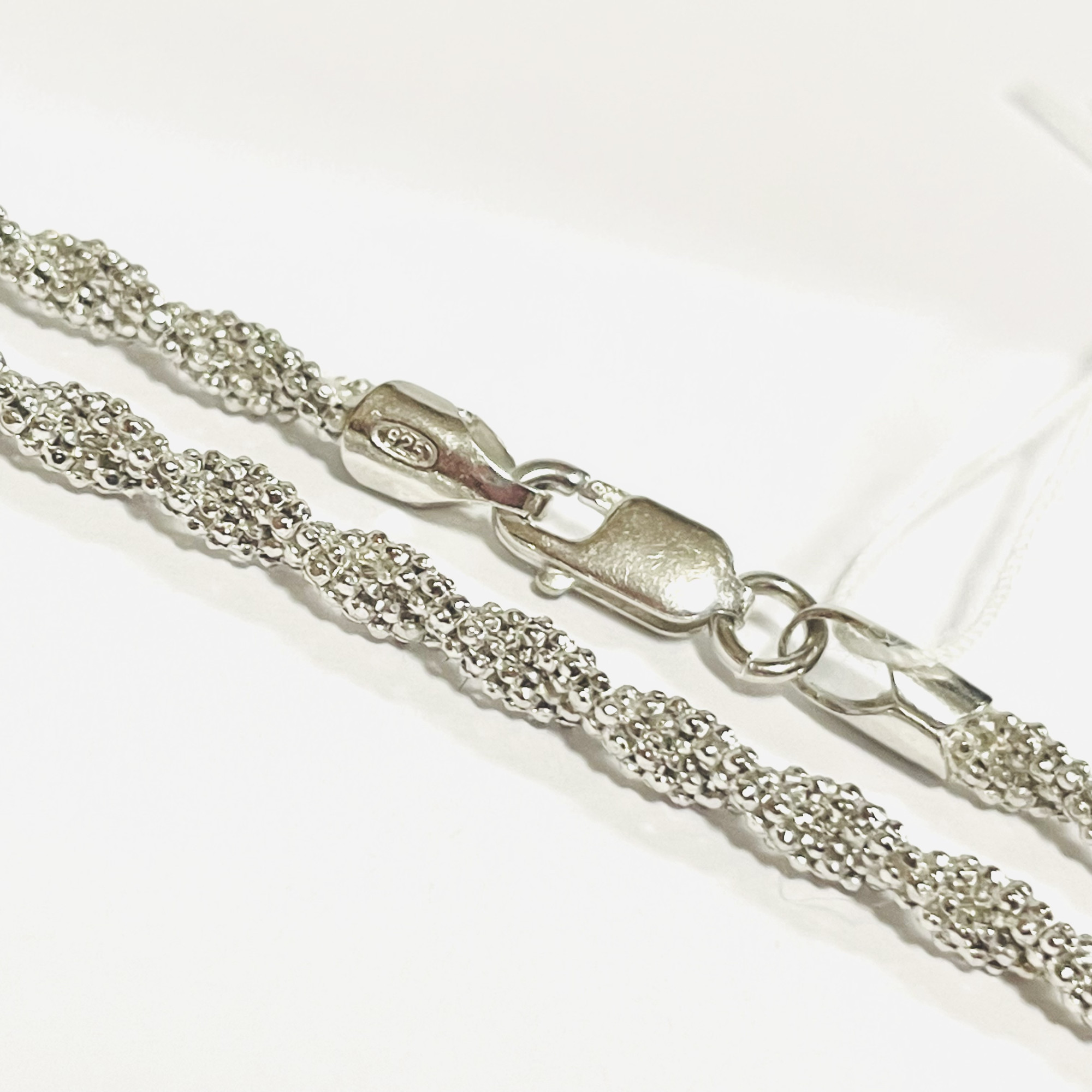 Серебряная цепь с плетением Фантазийное (31933767) 0