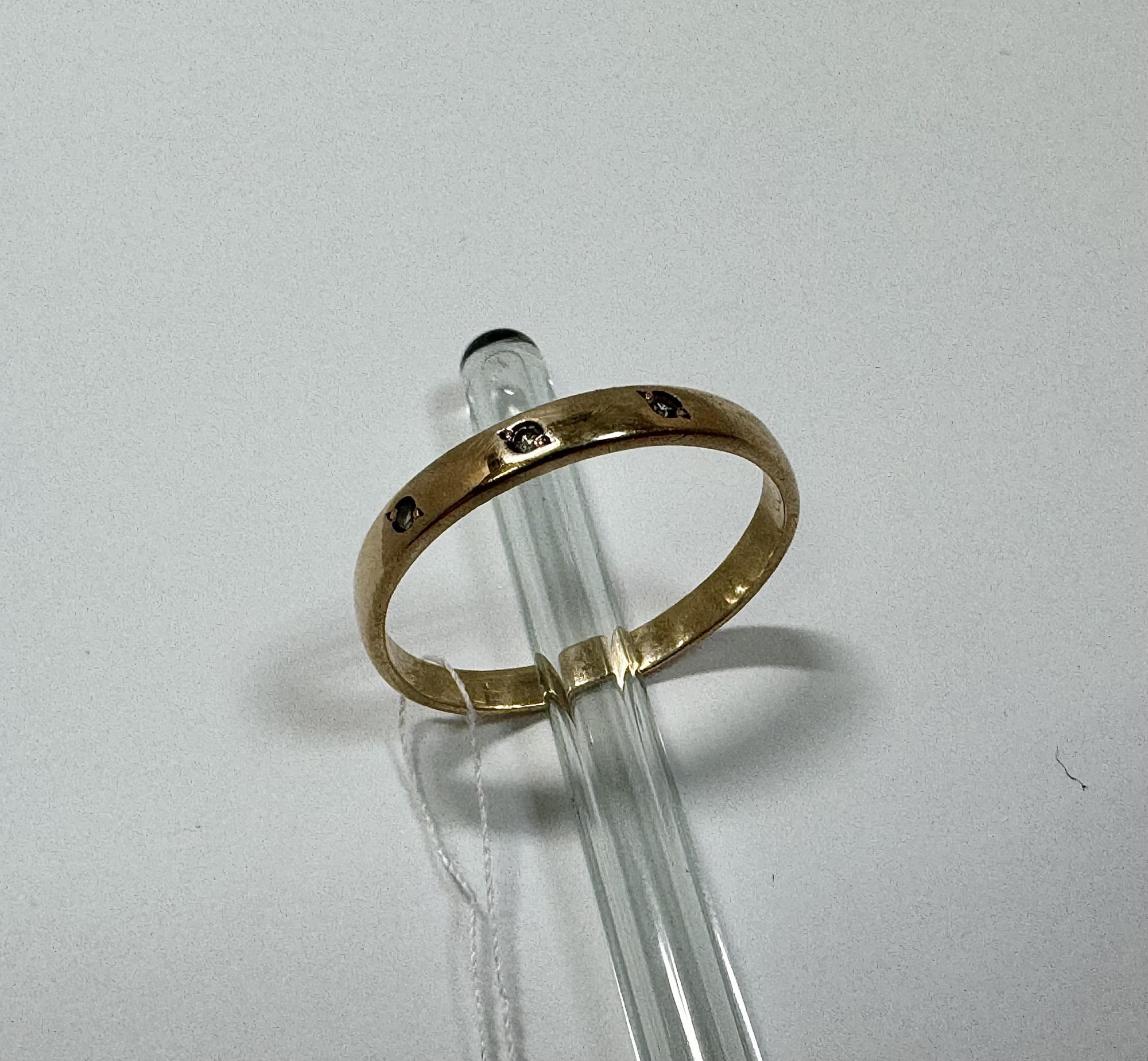 Обручальное кольцо из красного золота с бриллиантом (-ми) (33531430)  4