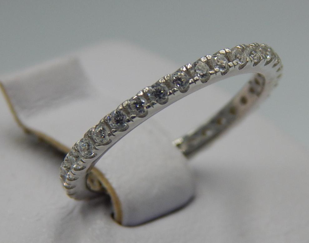 Серебряное кольцо с цирконием (32504854) 2