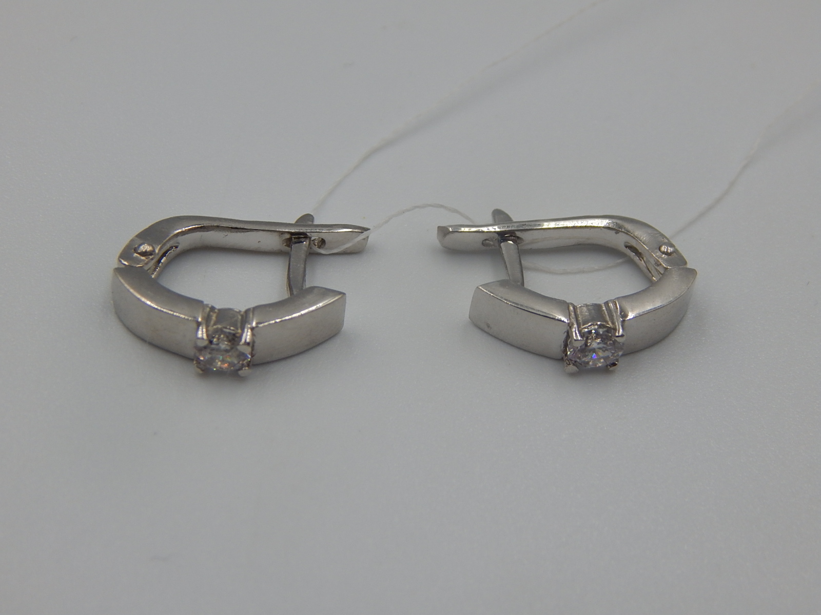 Срібні сережки з цирконієм (31658035) 4