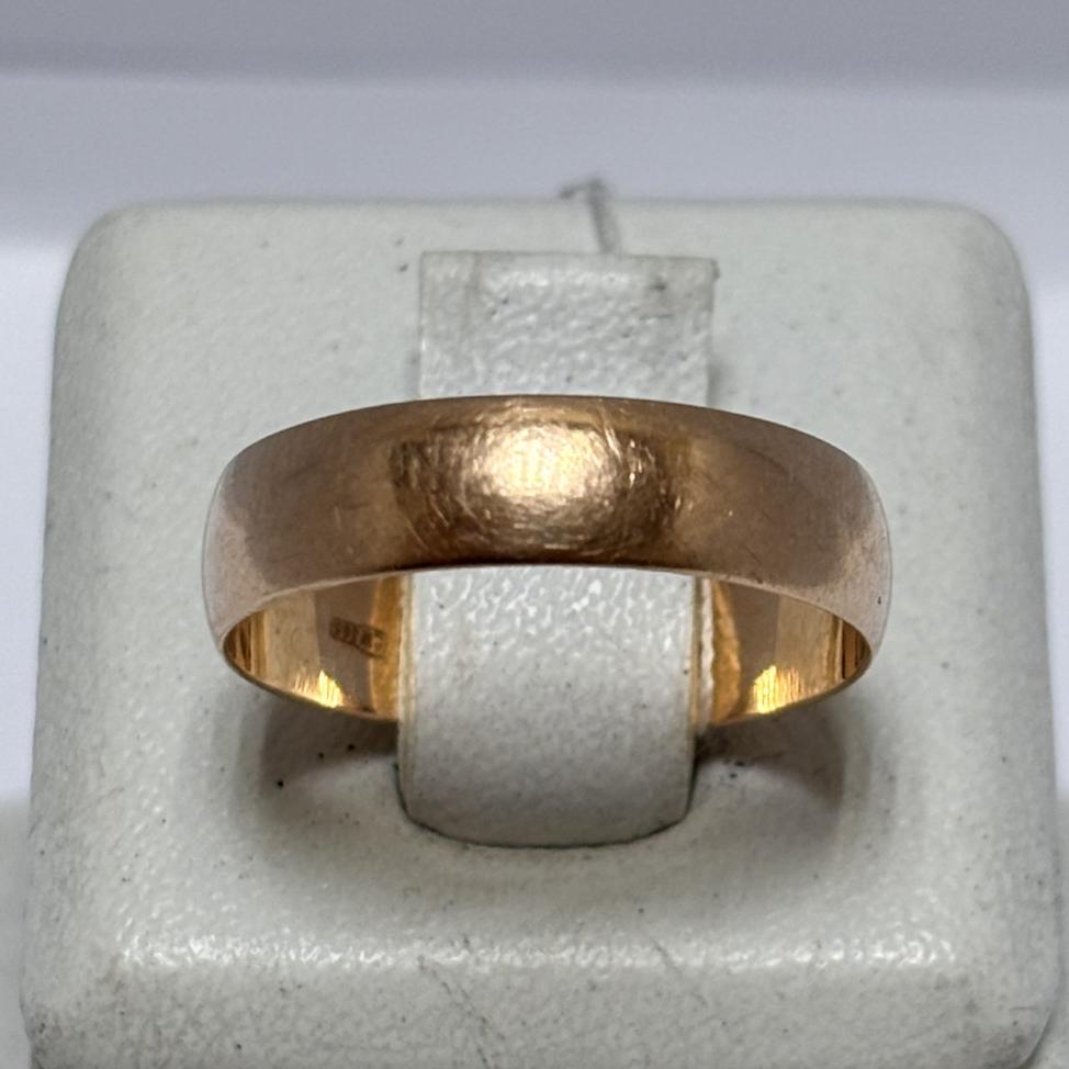 Обручальное кольцо из красного золота (33744989) 0