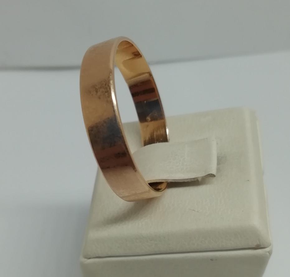 Обручальное кольцо из красного золота (33886560) 1