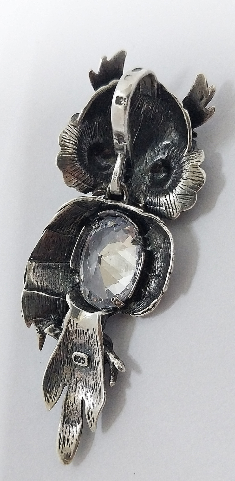 Срібний кулон із цирконієм (33805200) 1