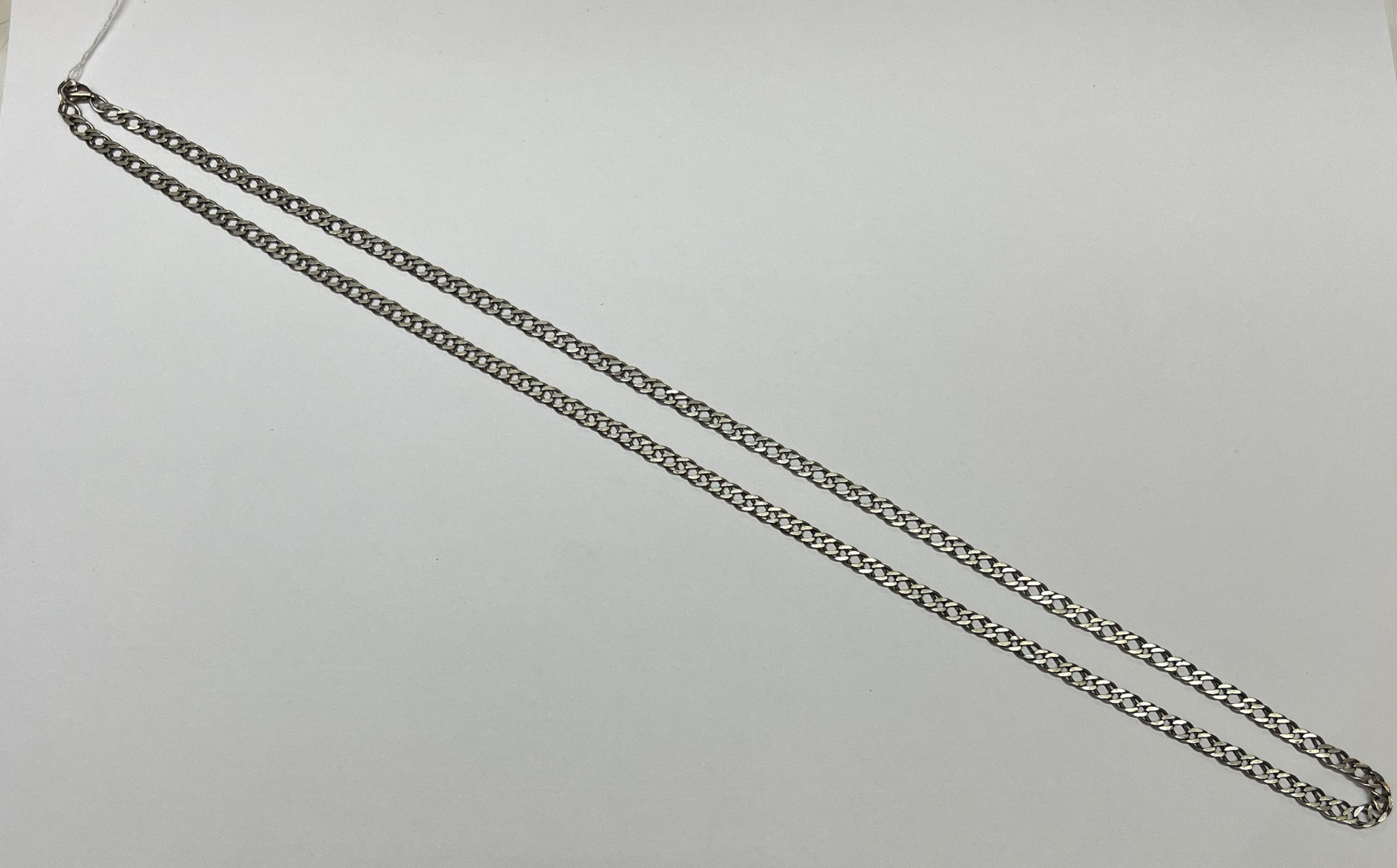 Срібний ланцюг з плетінням Подвійний ромб (33645838) 1