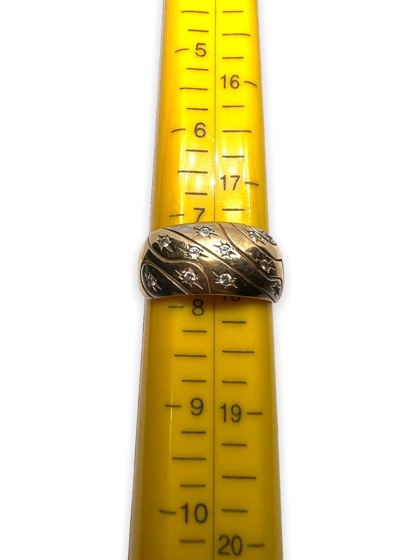 Кольцо из красного и белого золота с цирконием (28965005)  5