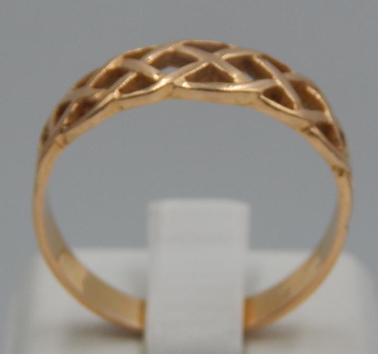 Кольцо из красного золота (30014989) 1