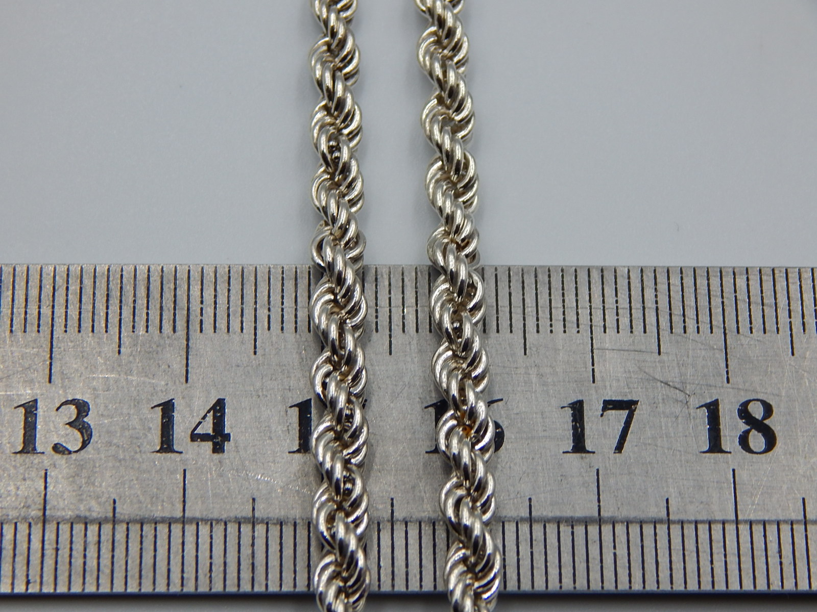 Срібний ланцюг з плетінням Мотузочок (32557286) 3