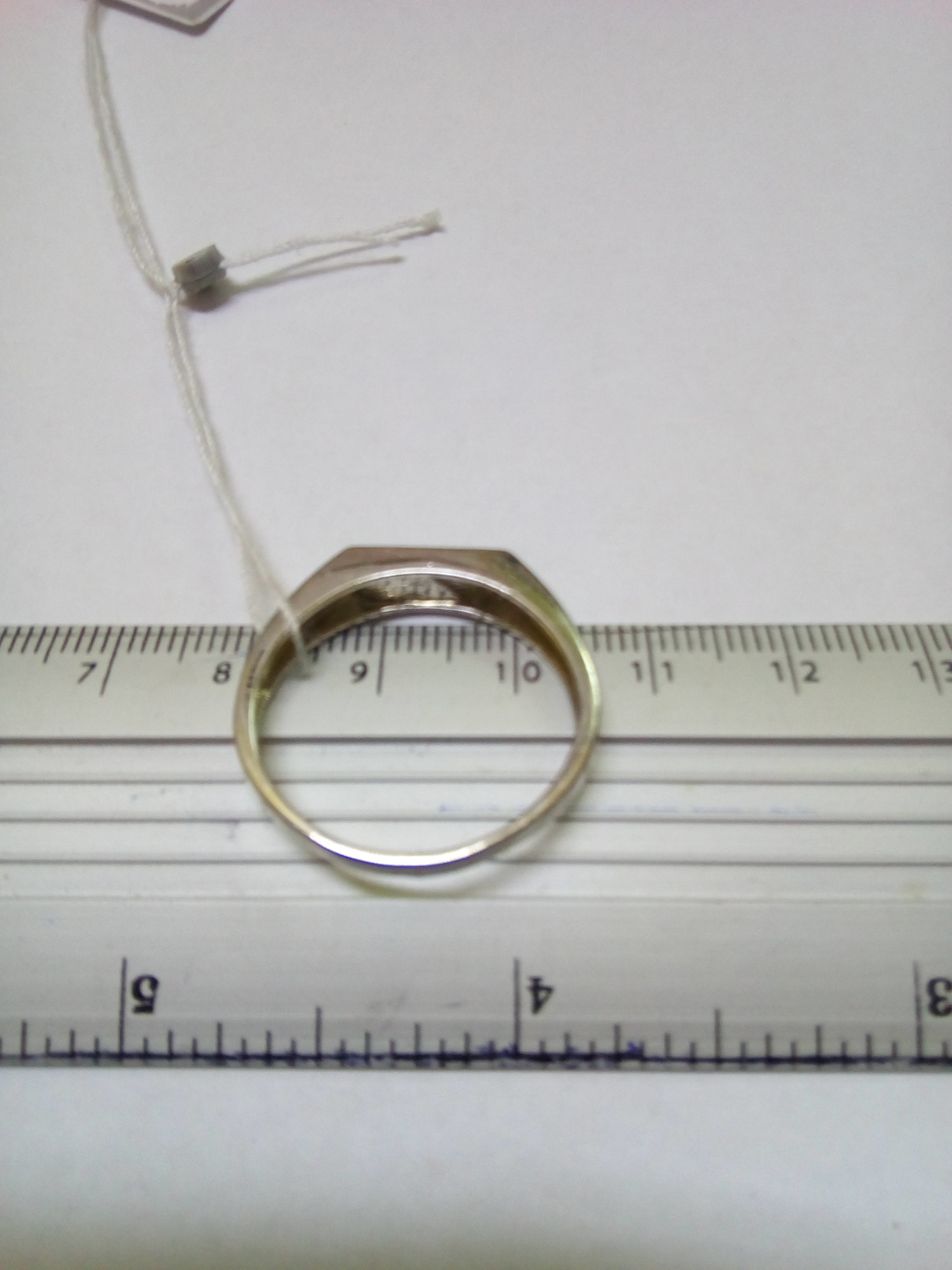 Серебряный перстень с цирконием (30828173) 5