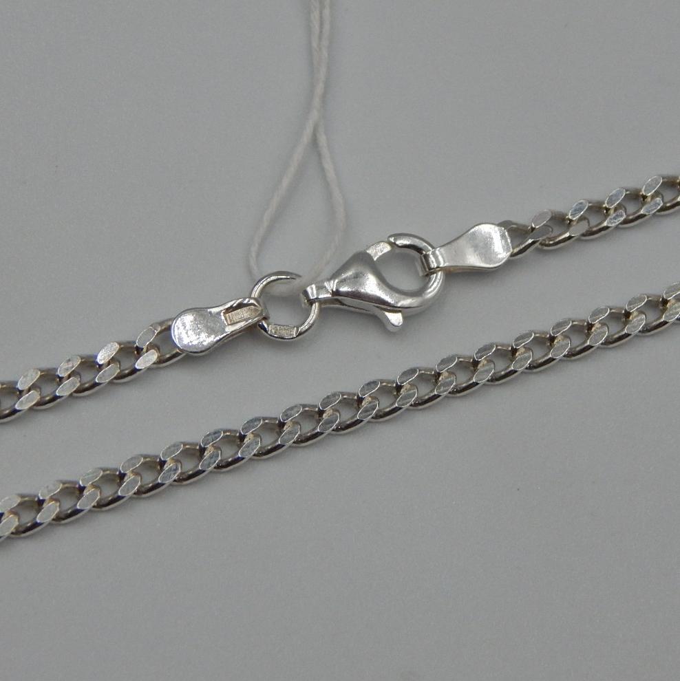 Серебряная цепь с плетением Панцирное (32360170) 0